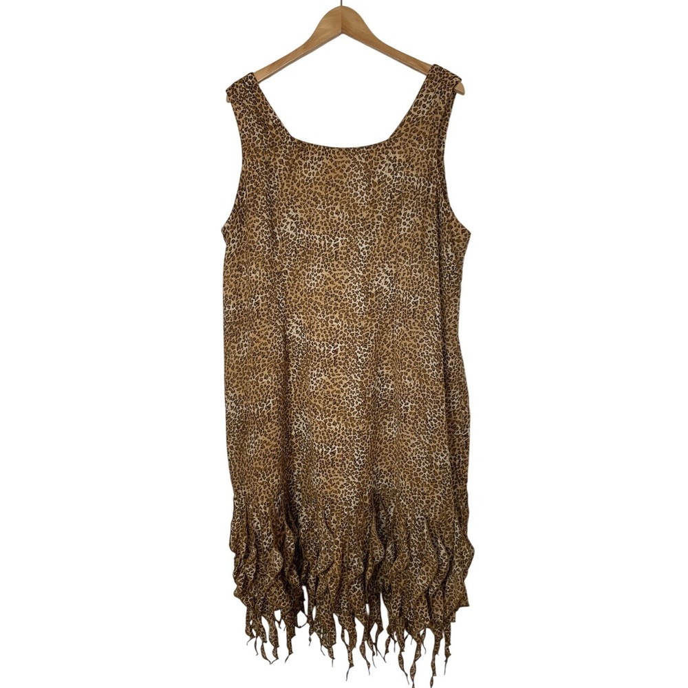 Women's Plus Size Leopard DRESS  U-II BY SHARON SZ 22